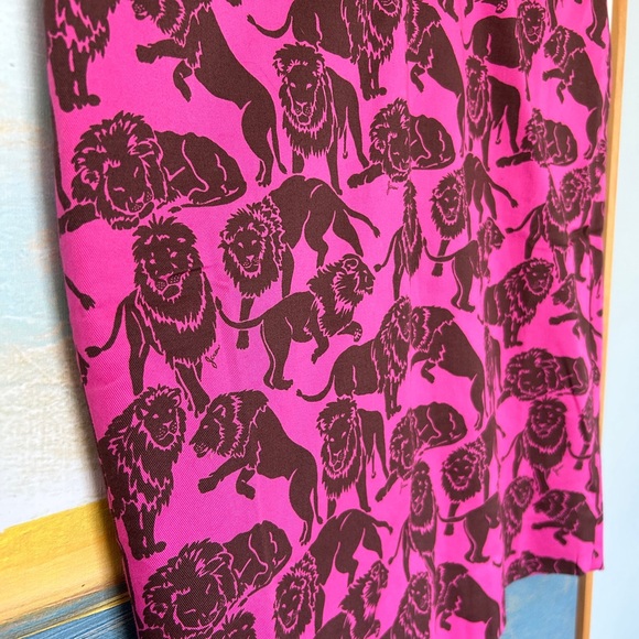NWT - J.Crew Lion Print Pencil Skirt - Picture 4 of 5